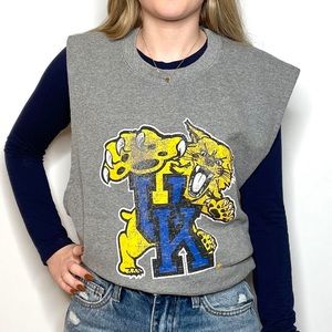 Vintage University of Kentucky Sweatshirt Vest